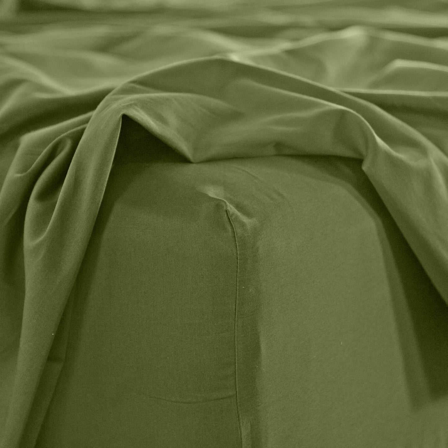 Royal Comfort - Balmain 1000TC Bamboo cotton Sheet Sets (Queen) - Olive