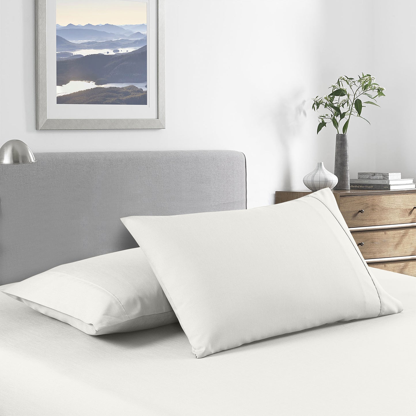 Royal Comfort Bamboo Cooling 2000TC Sheet Set King - Natural