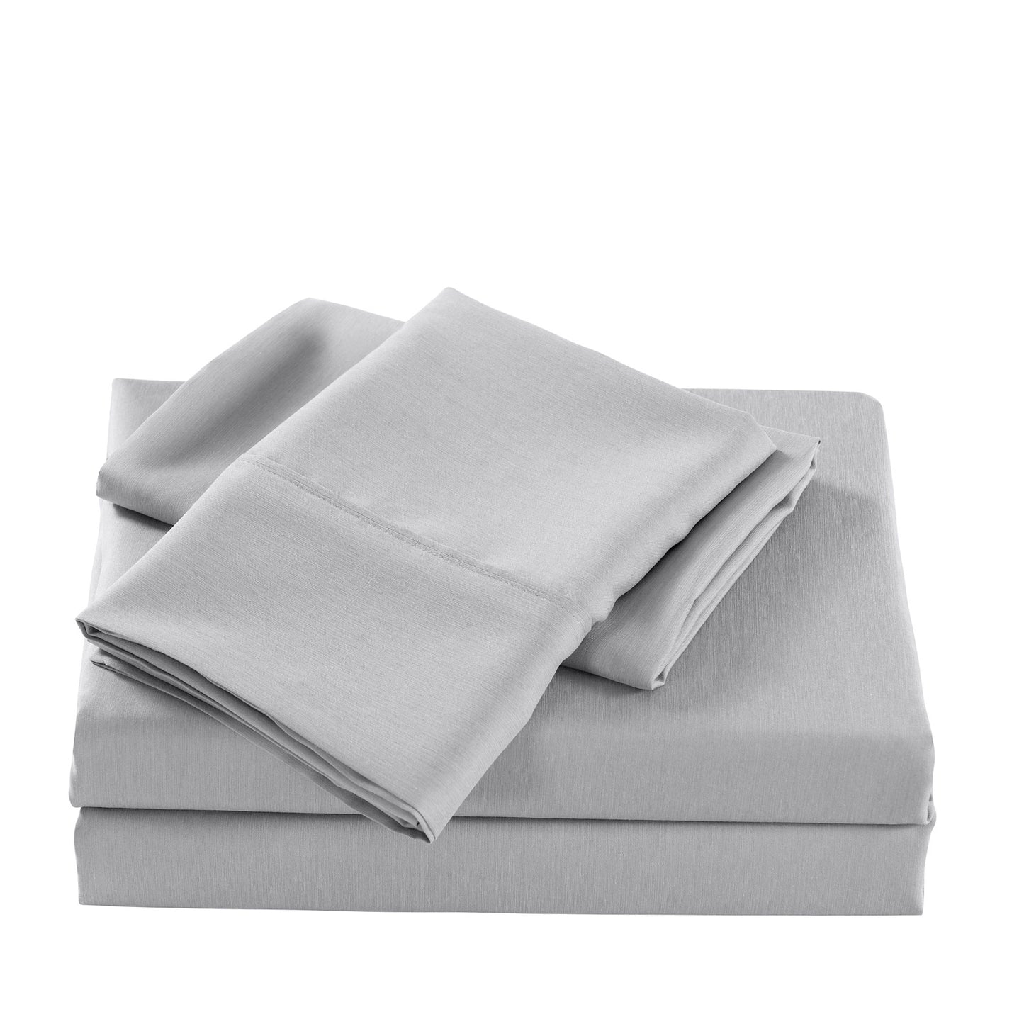 Casa Decor Bamboo Cooling 2000 TC Sheet Set King Single Stonewash Grey