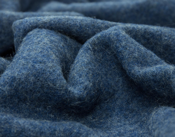 Brighton Throw - 100% NZ Wool - Navy - DecorHouse.com.au