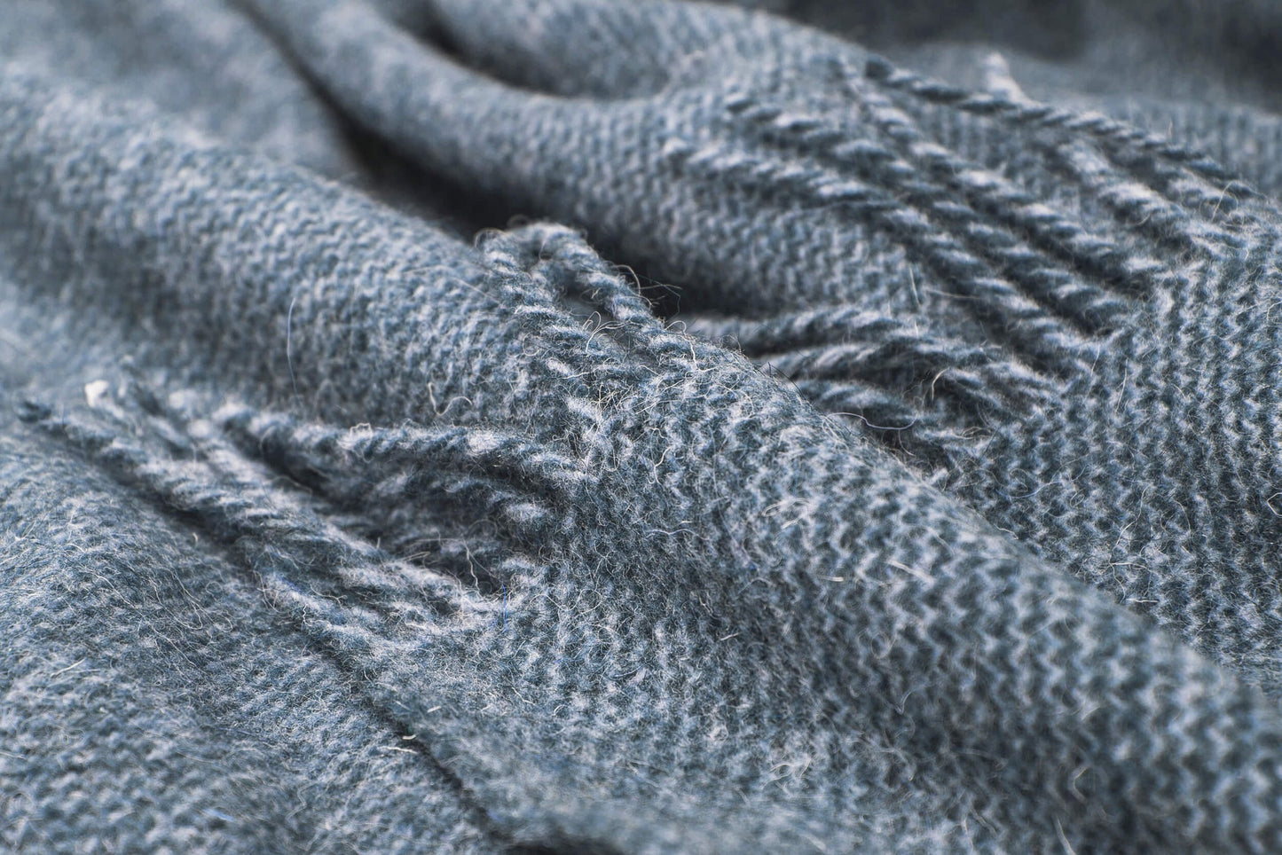Cambridge Throw - 100% NZ Wool - Navy - DecorHouse.com.au
