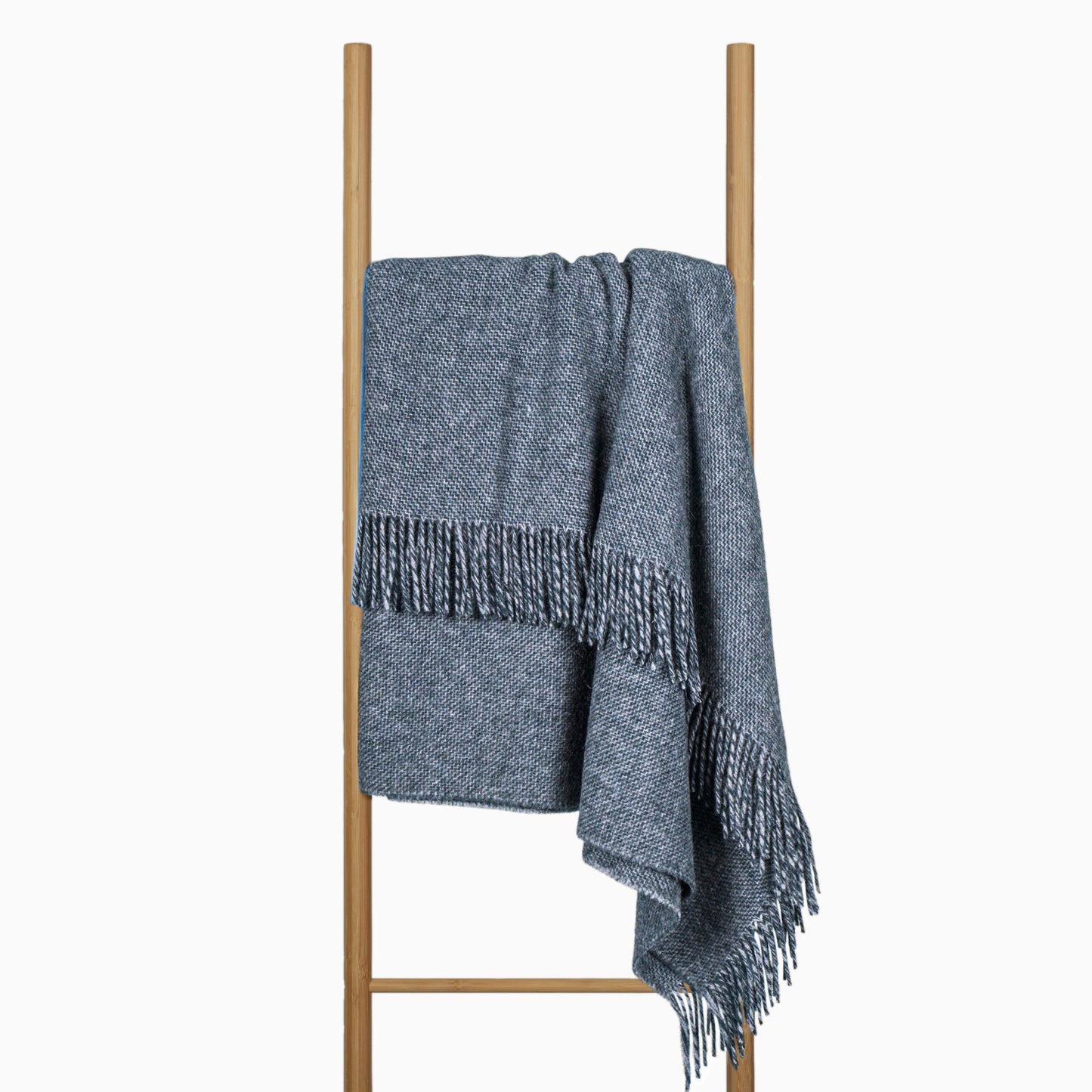 Cambridge Throw - 100% NZ Wool - Navy - DecorHouse.com.au