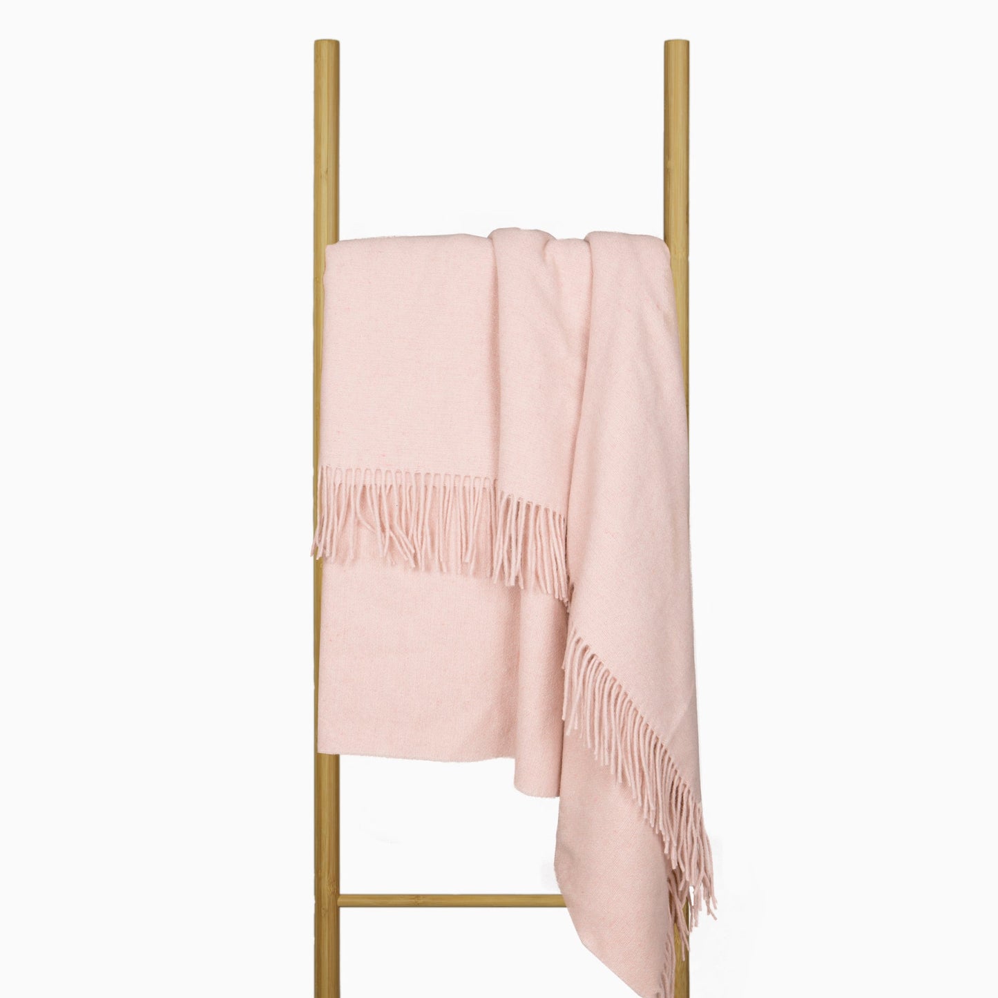 Oxford Throw - Merino Wool Blend - Blush - DecorHouse.com.au