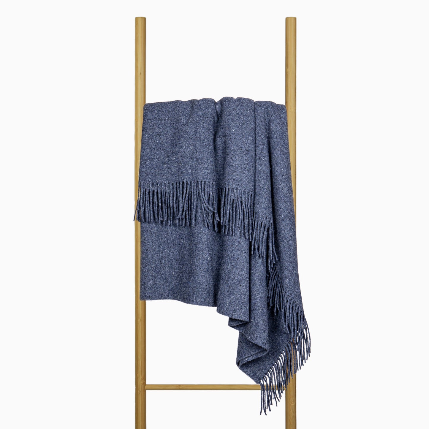 Oxford Throw - Merino Wool Blend - Navy - DecorHouse.com.au