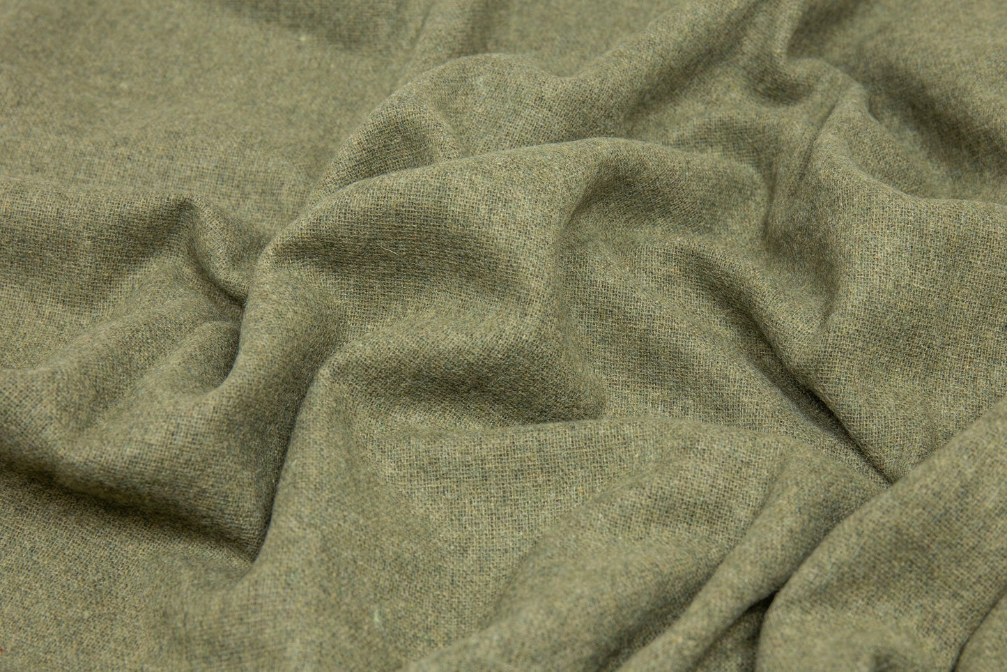 Paddington Throw - Fine Wool Blend - Olive - DecorHouse.com.au