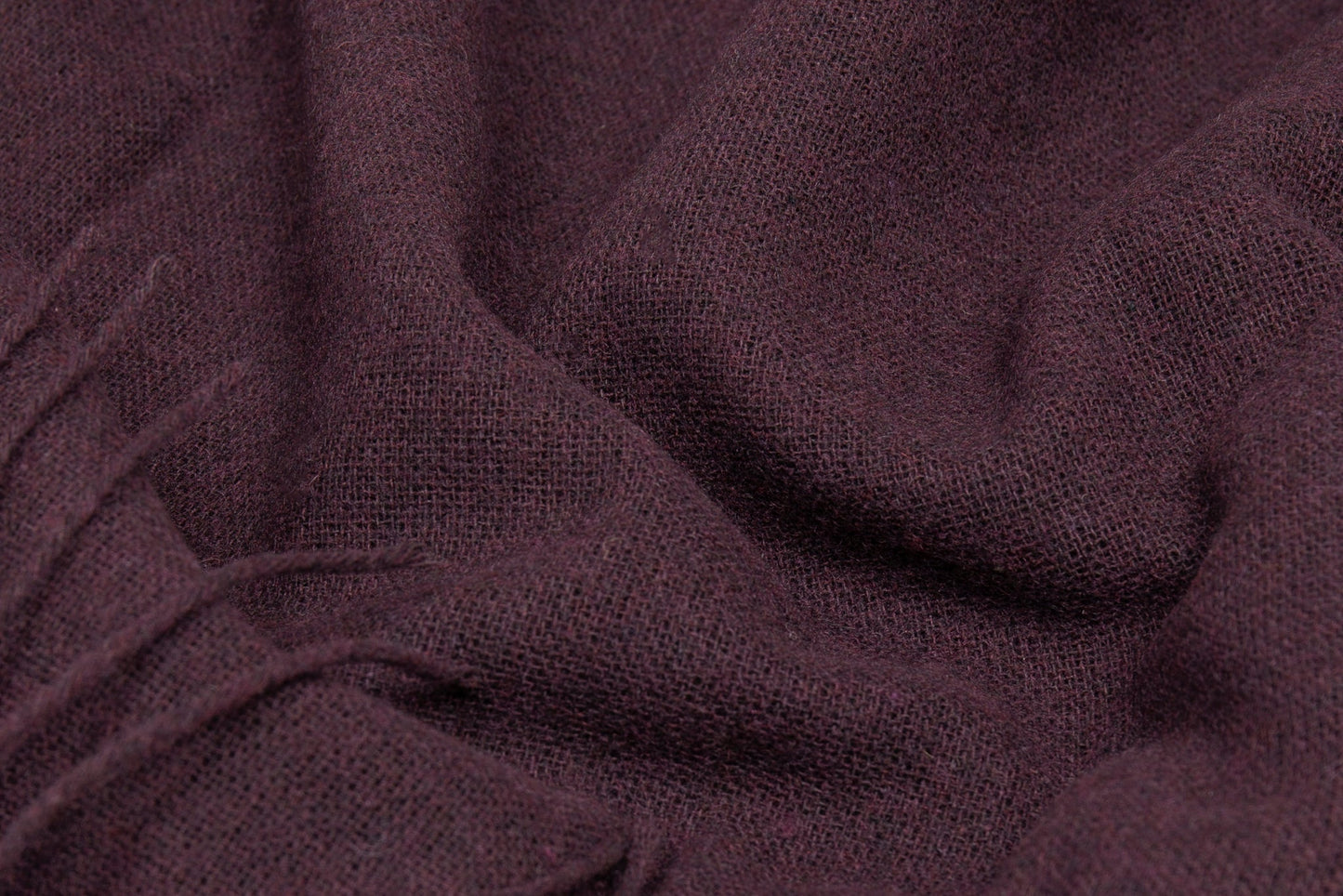 Paddington Throw - Fine Wool Blend - Plum - DecorHouse.com.au