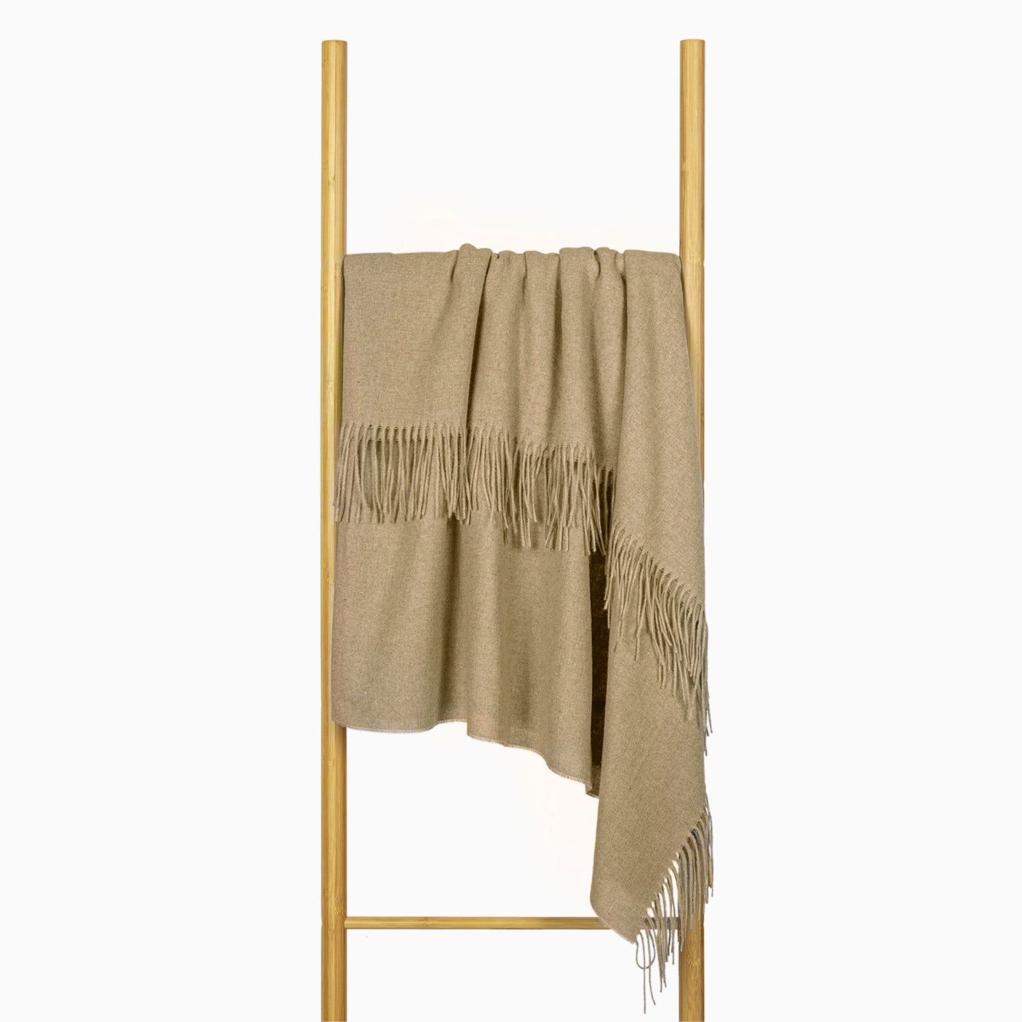 Paddington Throw - Fine Wool Blend - Camel - DecorHouse.com.au
