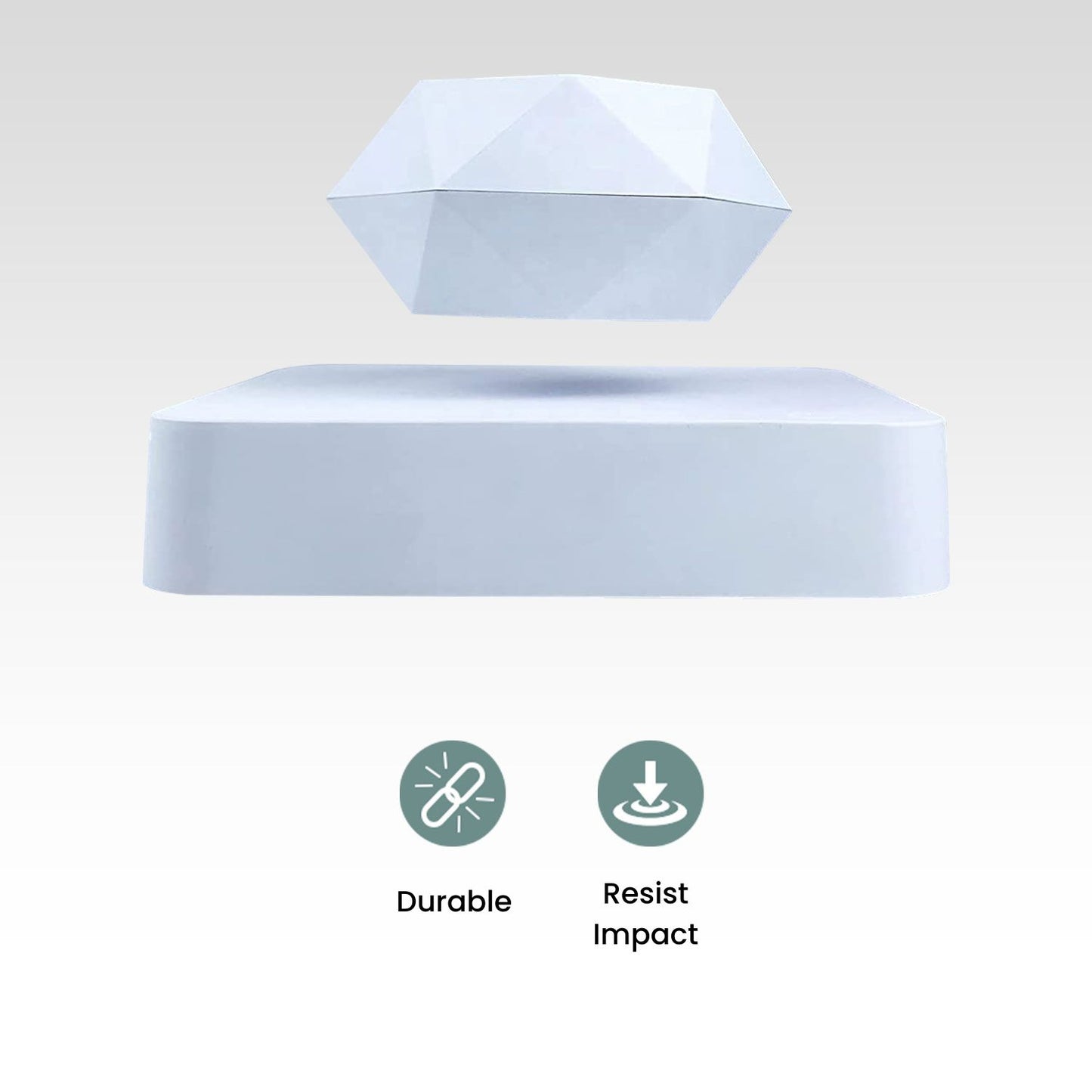 GOMINIMO Magnetic Levitating Plant Pot White GO-MLP-105-HCNT - DecorHouse.com.au