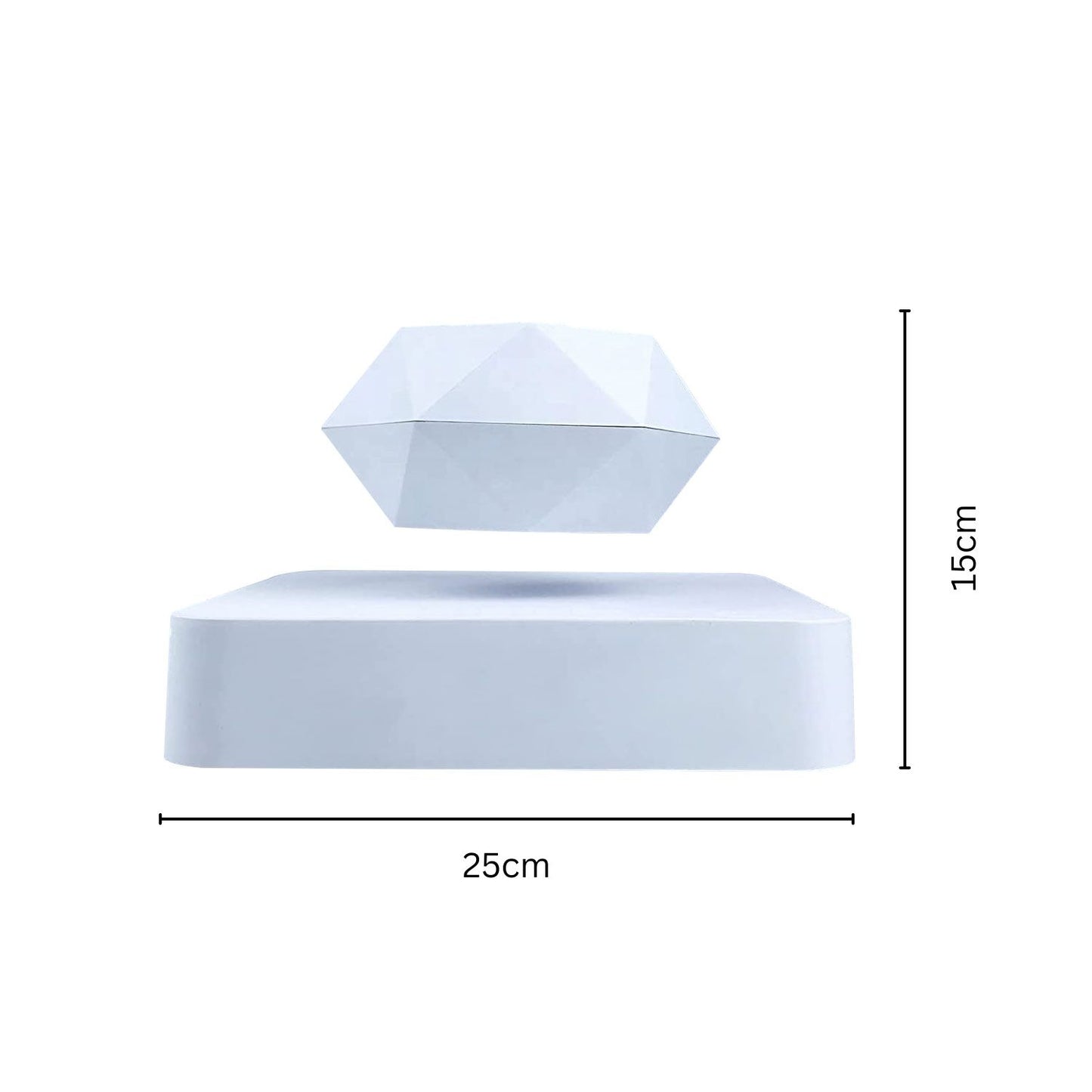 GOMINIMO Magnetic Levitating Plant Pot White GO-MLP-105-HCNT - DecorHouse.com.au