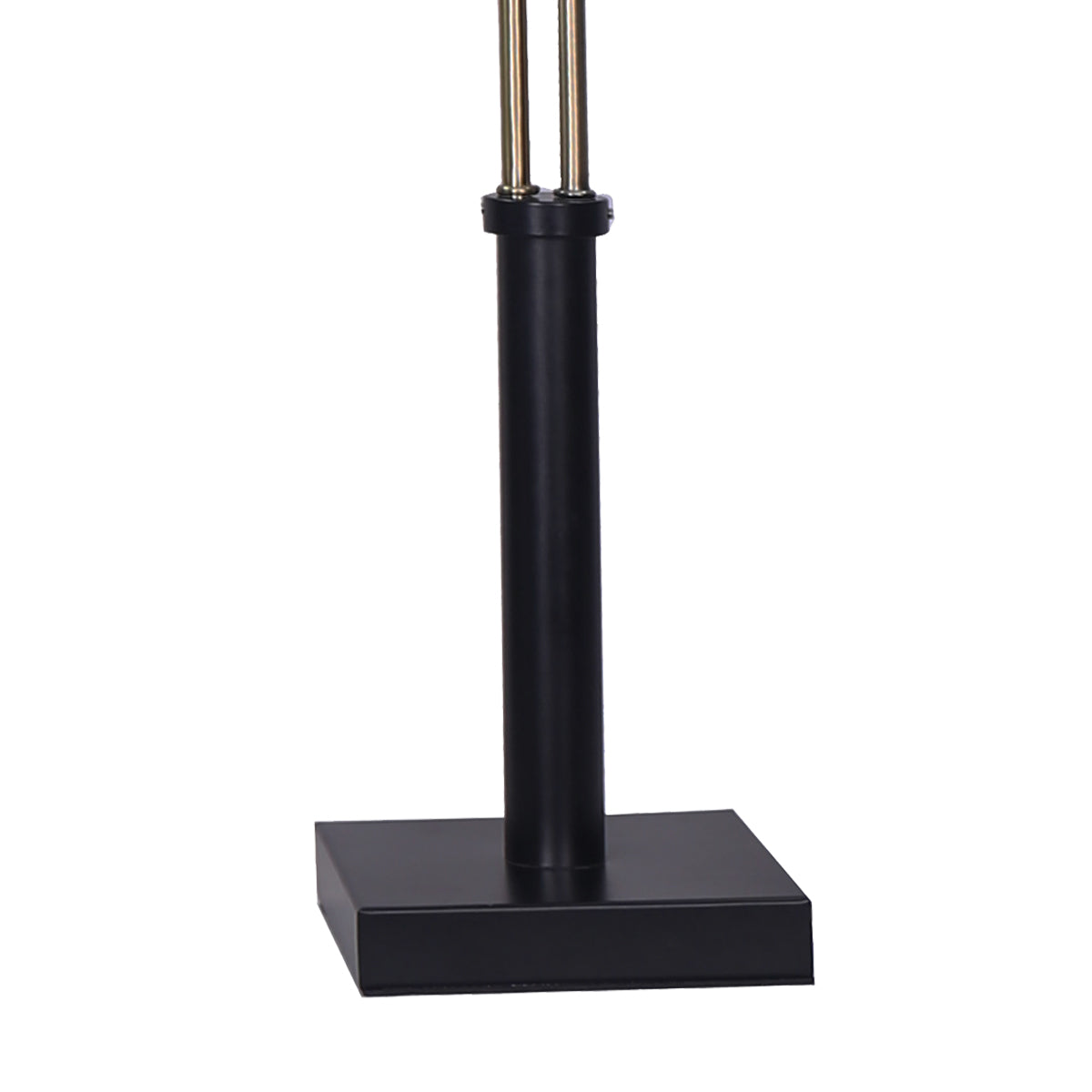 Sarantino LED Metal Table Lamp with 2 Lights Brushed Gold Black Finish - DecorHouse.com.au