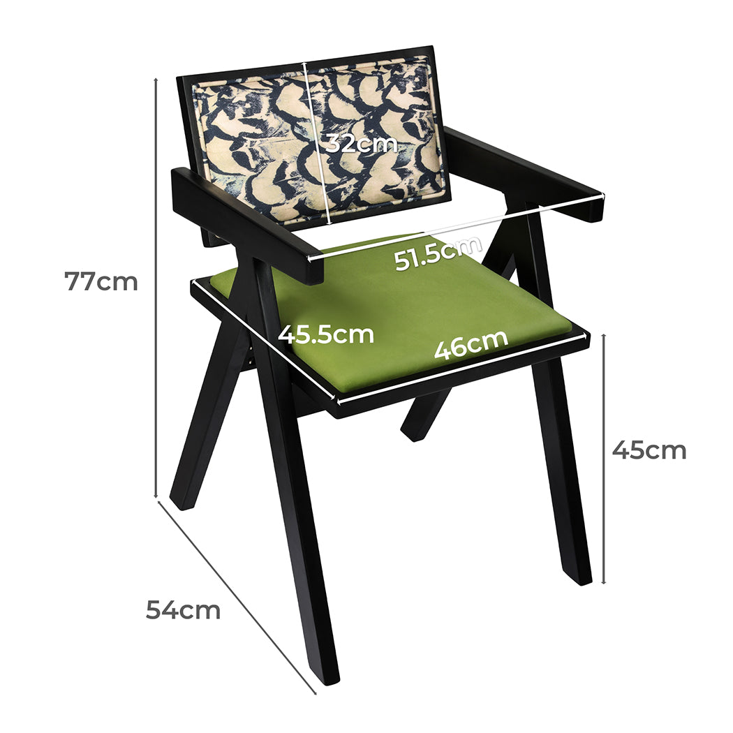 Levede 1X Dining Chair Retro Backrest Chair-1910112273800761346