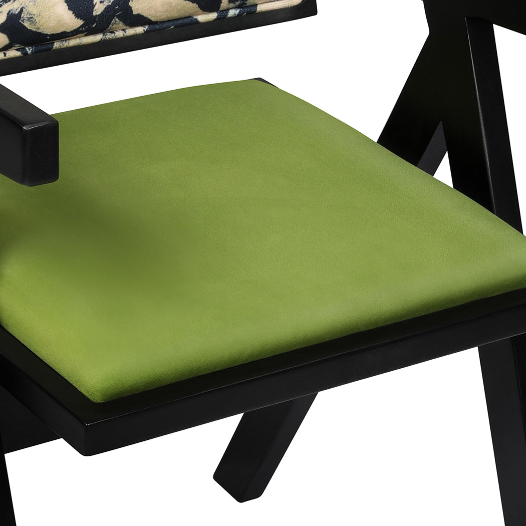 Levede 2X Dining Chair Retro Backrest Chair-1910112273951756292