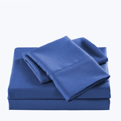 Casa Decor Bamboo Cooling  2000TC Sheet Set - King Single - Royal Blue