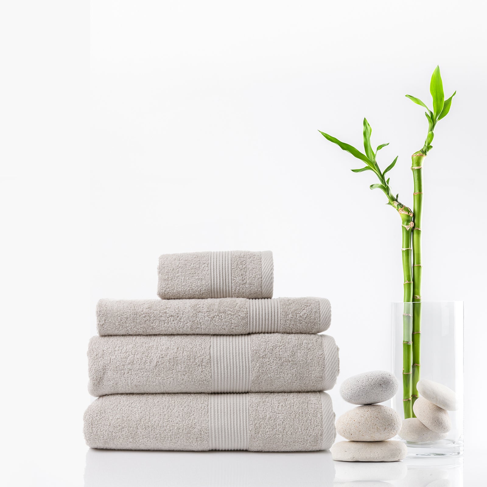 Royal Comfort Cotton Bamboo Towel 4pc Set - Seaholly