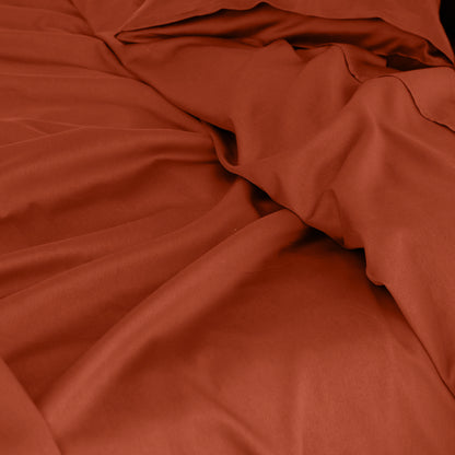 Royal Comfort - Balmain 1000TC Bamboo cotton Sheet Sets (Queen) - Cinnamon