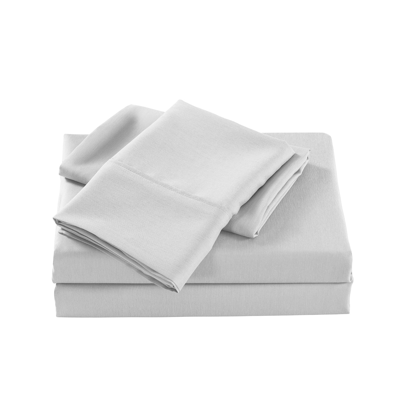 Royal Comfort Bamboo Cooling 2000TC Sheet Set King - Pearl Stone