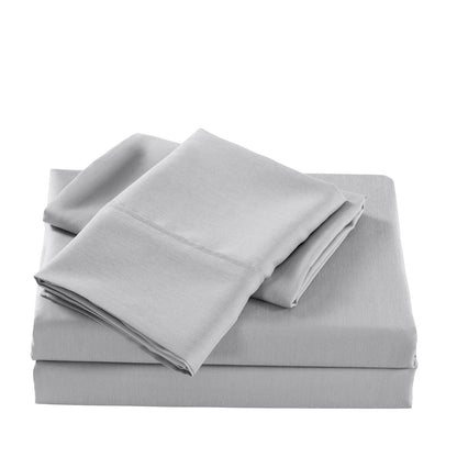 Casa Decor Bamboo Cooling  2000 TC Sheet Set King Single Stonewash Grey