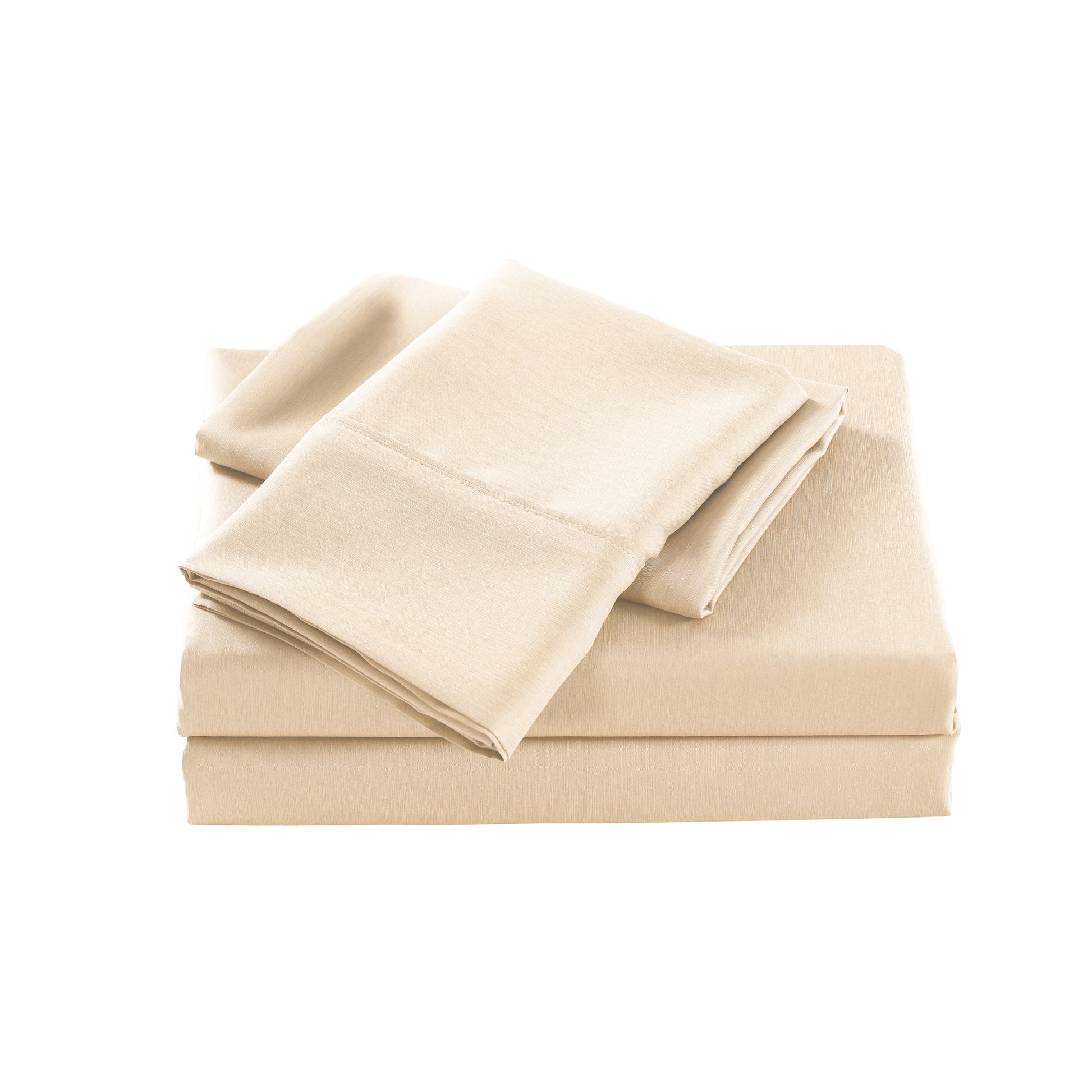 Casa Decor Bamboo Cooling  2000 TC Sheet Set King Single Single Oatmeal
