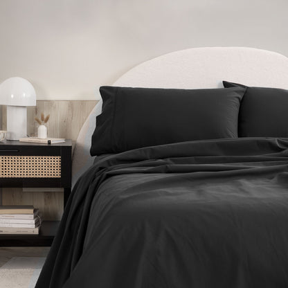 Royal Comfort Vintage Washed 100% Cotton Sheet Set King - Charcoal