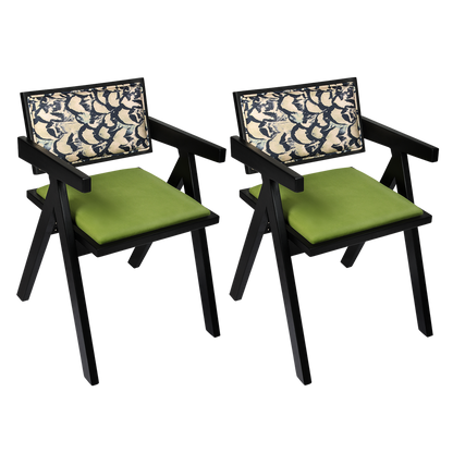 Levede 2X Dining Chair Retro Backrest Chair-1910112273955950594