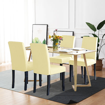 4x Stretch Elastic Chair Covers Dining