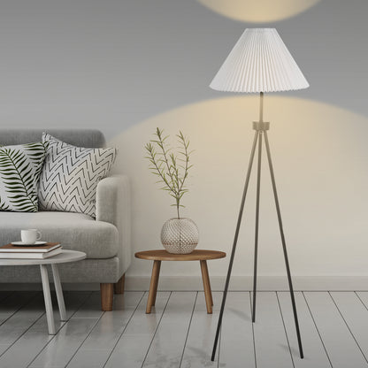 EMITTO Modern Tripod Floor Lamp Linen White-1848848548226011143