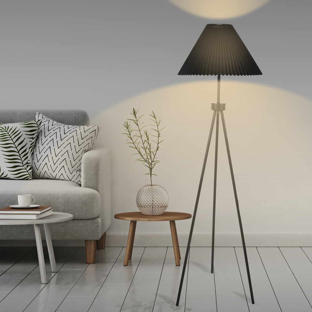 EMITTO Modern Black Tripod Floor Lamp-1848848548087599111