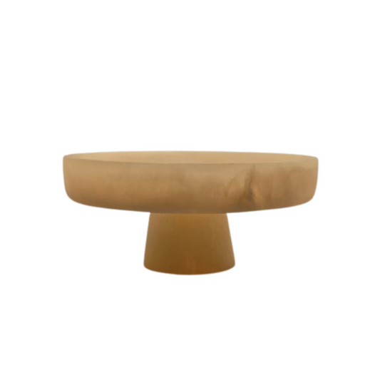 Hand-Poured Pedestal Serving Bowl