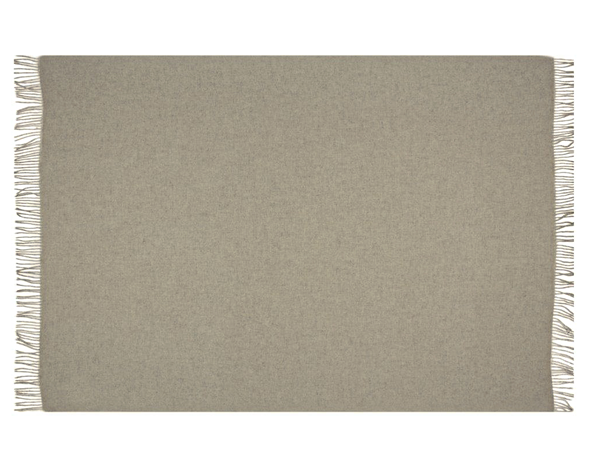 Brighton Throw - 100% NZ Wool - Beige - DecorHouse.com.au