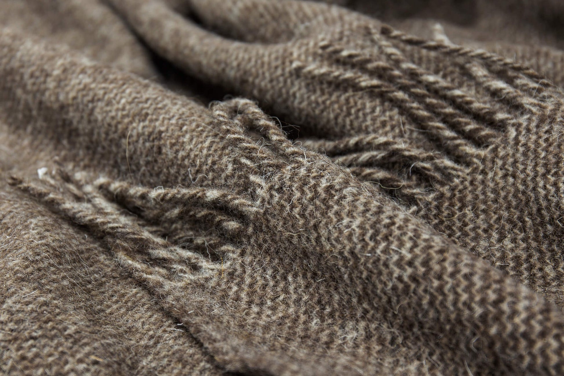 Cambridge Throw - 100% NZ Wool -  Natural - DecorHouse.com.au