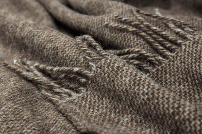 Cambridge Throw - 100% NZ Wool -  Natural - DecorHouse.com.au
