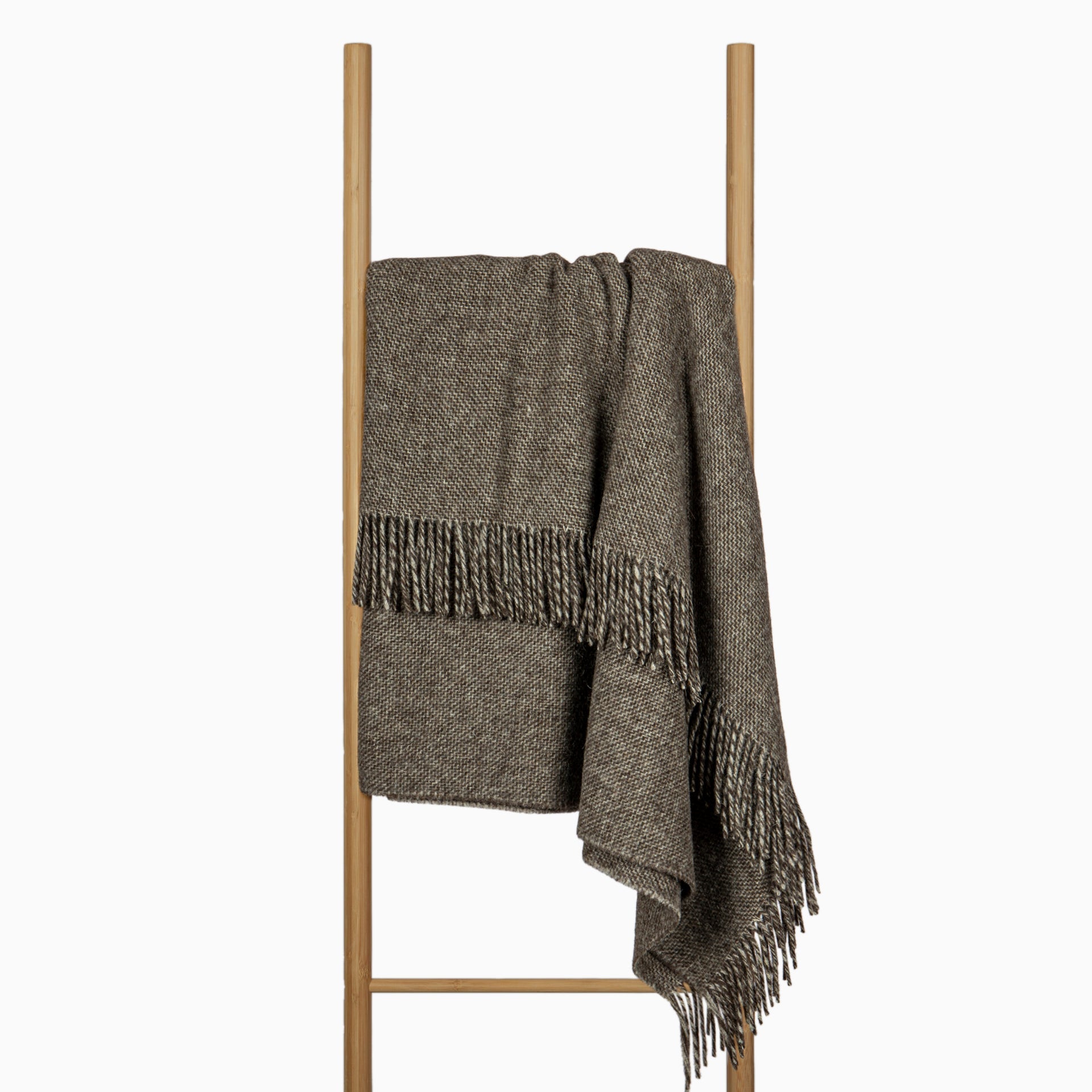 Cambridge Throw - 100% NZ Wool -  Natural - DecorHouse.com.au