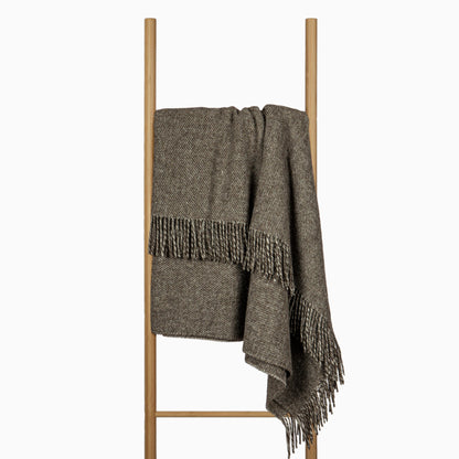 Cambridge Throw - 100% NZ Wool -  Natural - DecorHouse.com.au