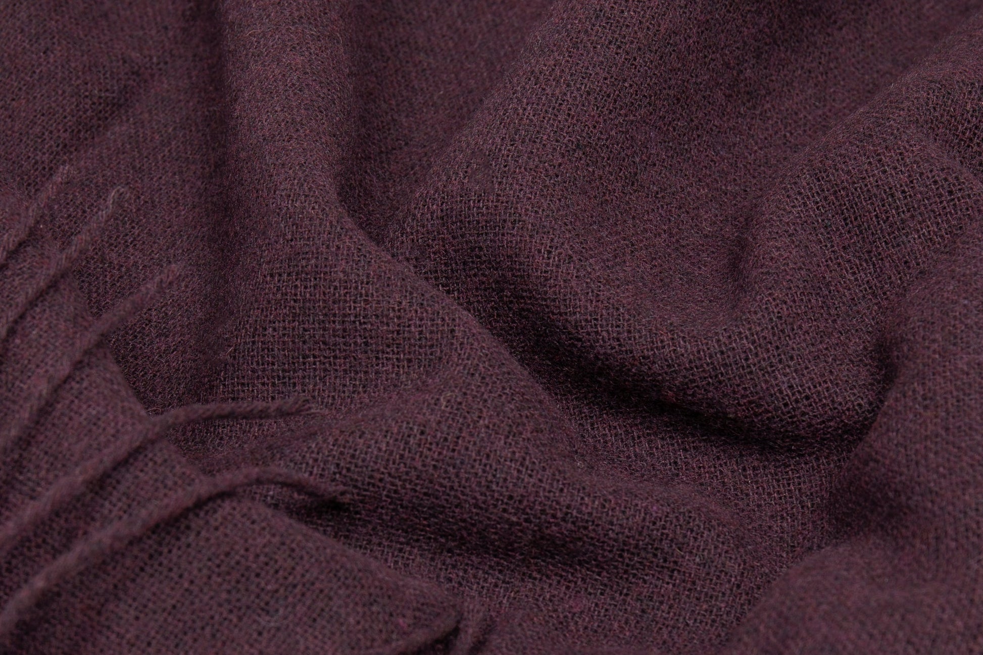 Paddington Throw - Fine Wool Blend - Plum - DecorHouse.com.au