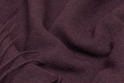 Paddington Throw - Fine Wool Blend - Plum - DecorHouse.com.au