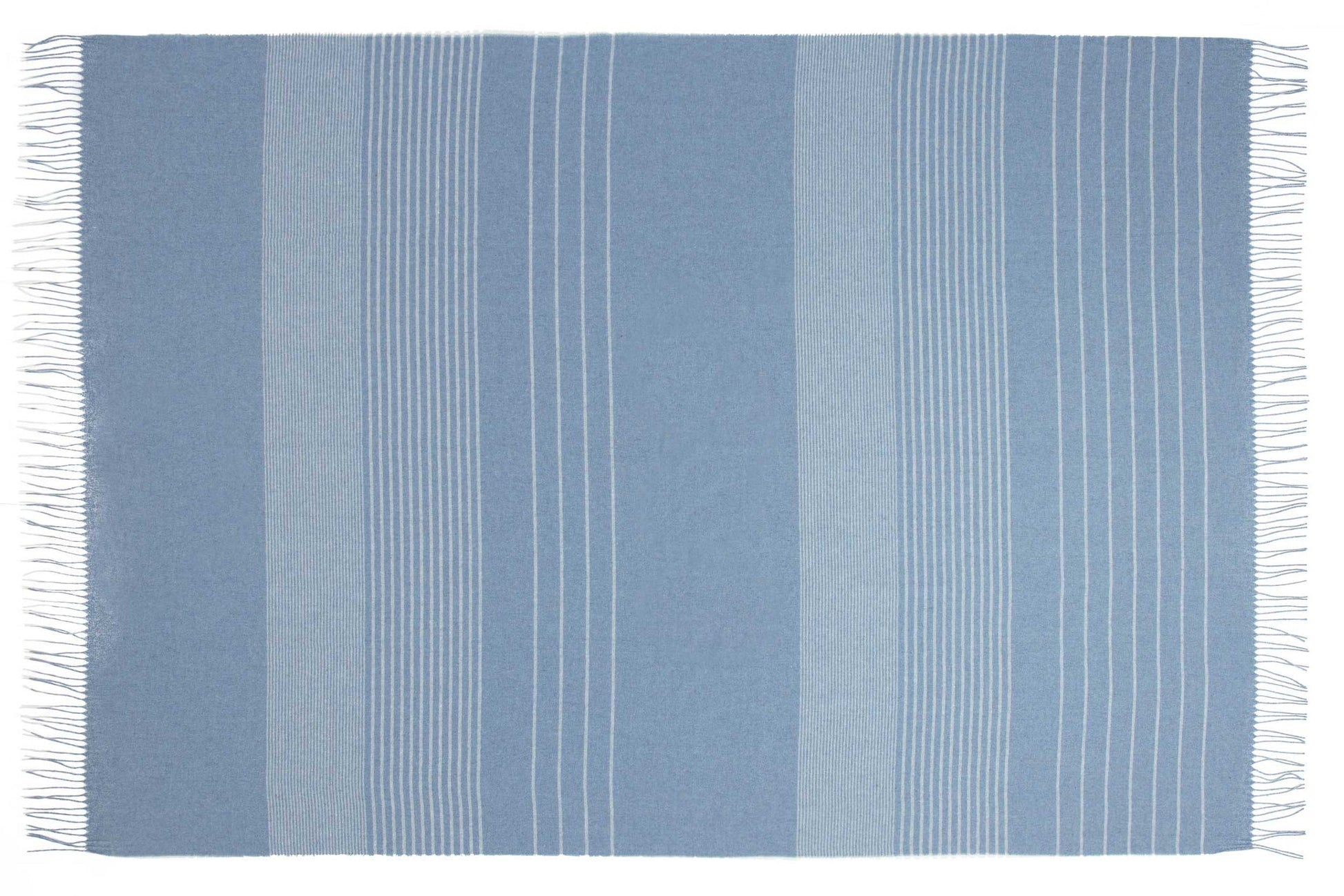 Paddington Throw - Fine Wool Blend - Forever Blue - DecorHouse.com.au