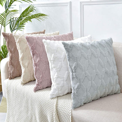 2 Pack Decorative Boho Throw Pillow Covers 45 x 45 cm (Pink) - DecorHouse.com.au