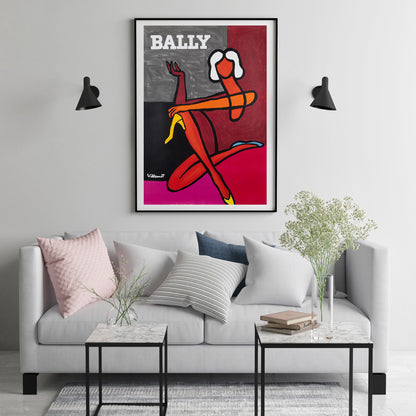 50cmx70cm Fashion Woman Black Frame Canvas Wall Art - DecorHouse.com.au