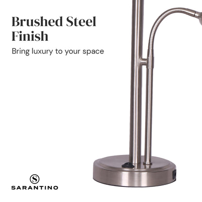 Sarantino 2-in-1 Table Lamp with LED Reading Light - DecorHouse.com.au