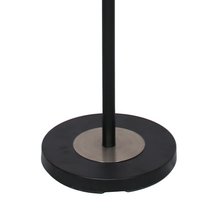 Sarantino Metal Floor Lamp with Cream Drum Shade - DecorHouse.com.au