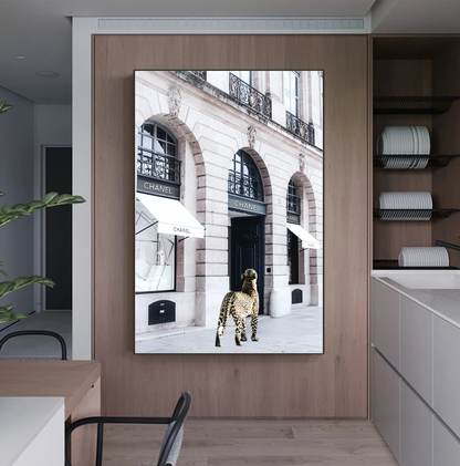 Interior Ave - Catwalk - 90cm x 60cm White Framed Artwork - DecorHouse.com.au