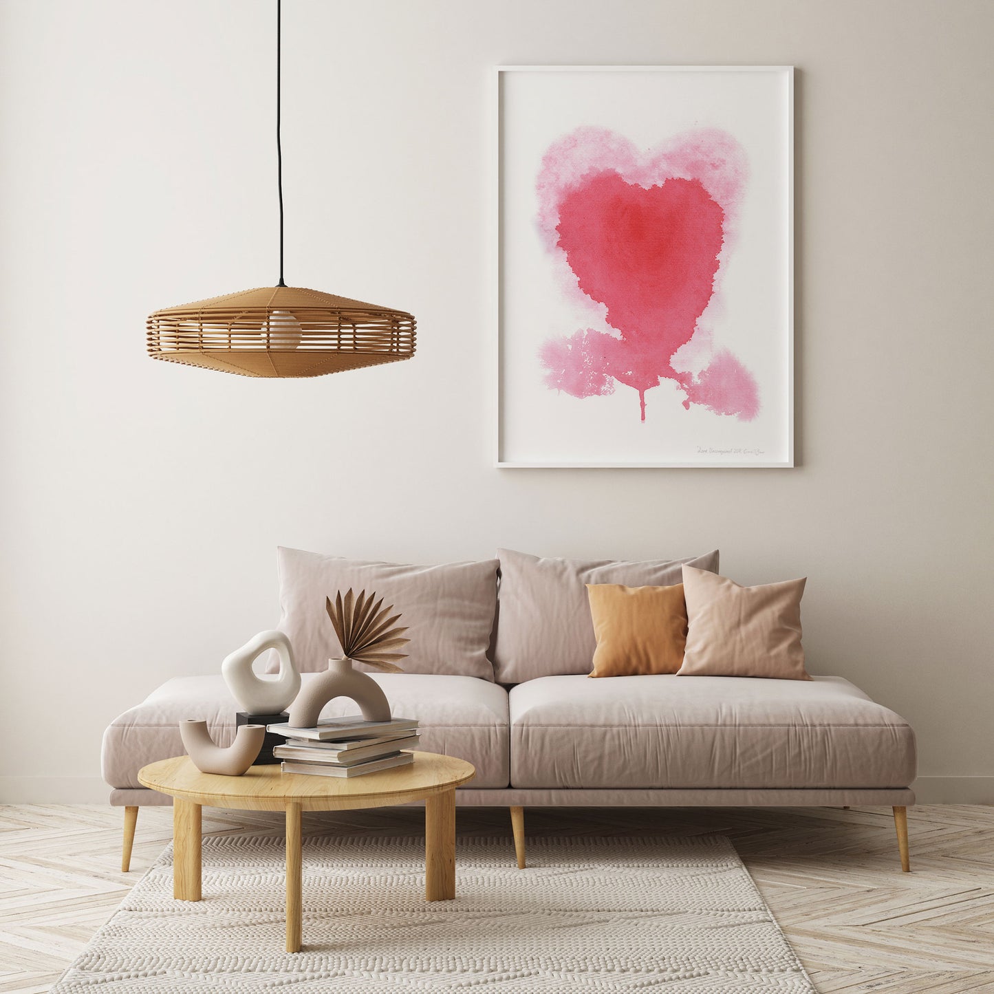 Love unconquered Art Poster - DecorHouse.com.au