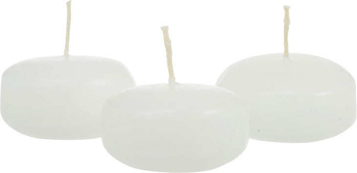 10 Pack of 8cm Ivory Wax Floating Candles - wedding party home event decoration - DecorHouse.com.au
