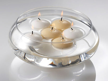 10 Pack of 8cm Ivory Wax Floating Candles - wedding party home event decoration - DecorHouse.com.au
