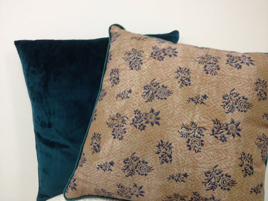 Aldo Petrol Moroccan Design Multicoloured Cushion Cover - DecorHouse.com.au