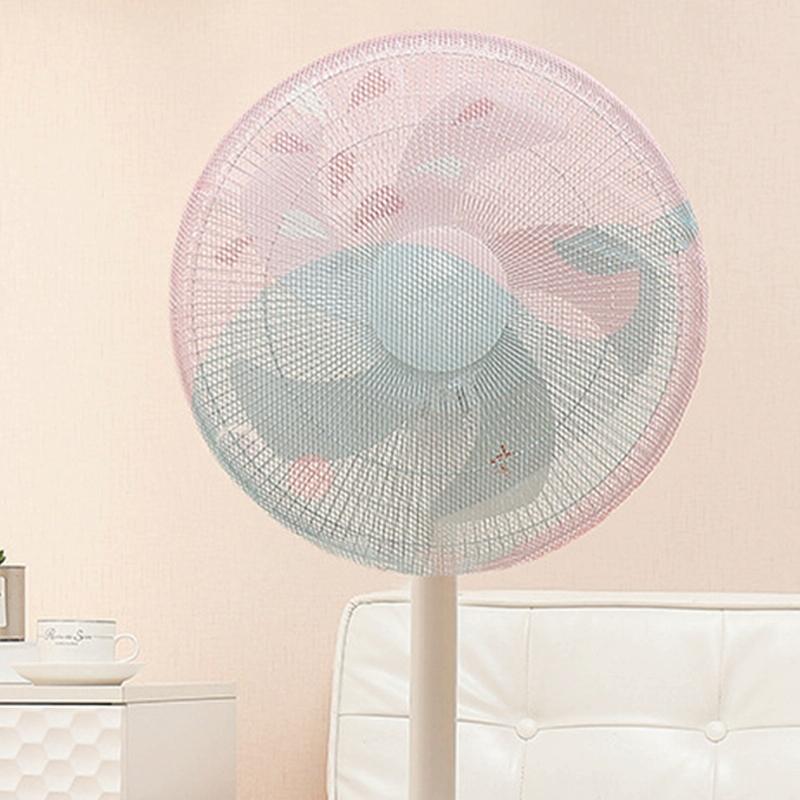 18-Inch Cartoon Children's Electric Fan Mesh Protection Net - Little Gray Wolf