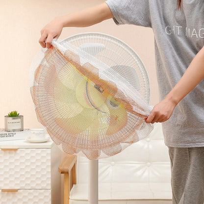 18-Inch Cartoon Children's Electric Fan Mesh Protection Net - Little Gray Wolf