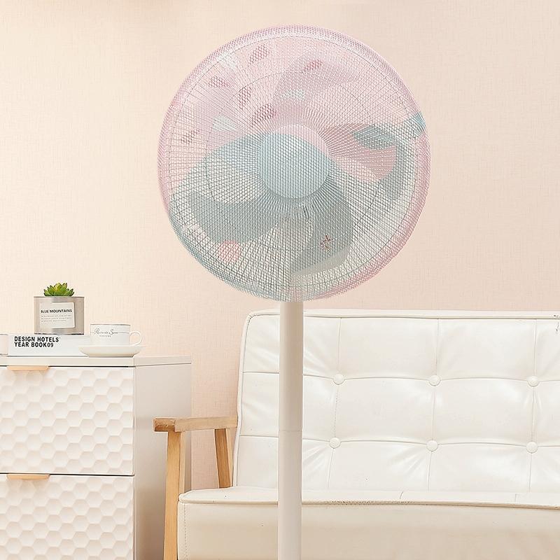 18-Inch Cartoon Children's Electric Fan Mesh Protection Net - Little Gray Wolf