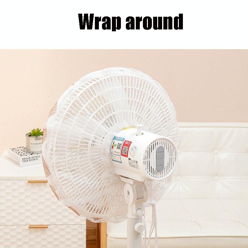 18-Inch Cartoon Children's Electric Fan Mesh Protection Net - Little Gray Wolf