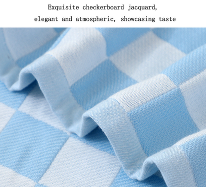 Light Brown Ultra-Soft 100% Cotton Gauze 6-Piece Towel Set | Absorbent & Quick-Dry Bath Towel